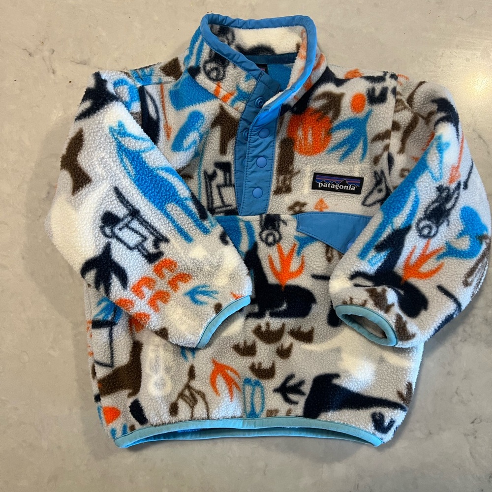 Kids 12-19m Patagonia Multicolor Fleece Pullover